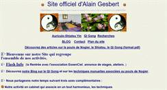 Desktop Screenshot of alaingesbert.fr